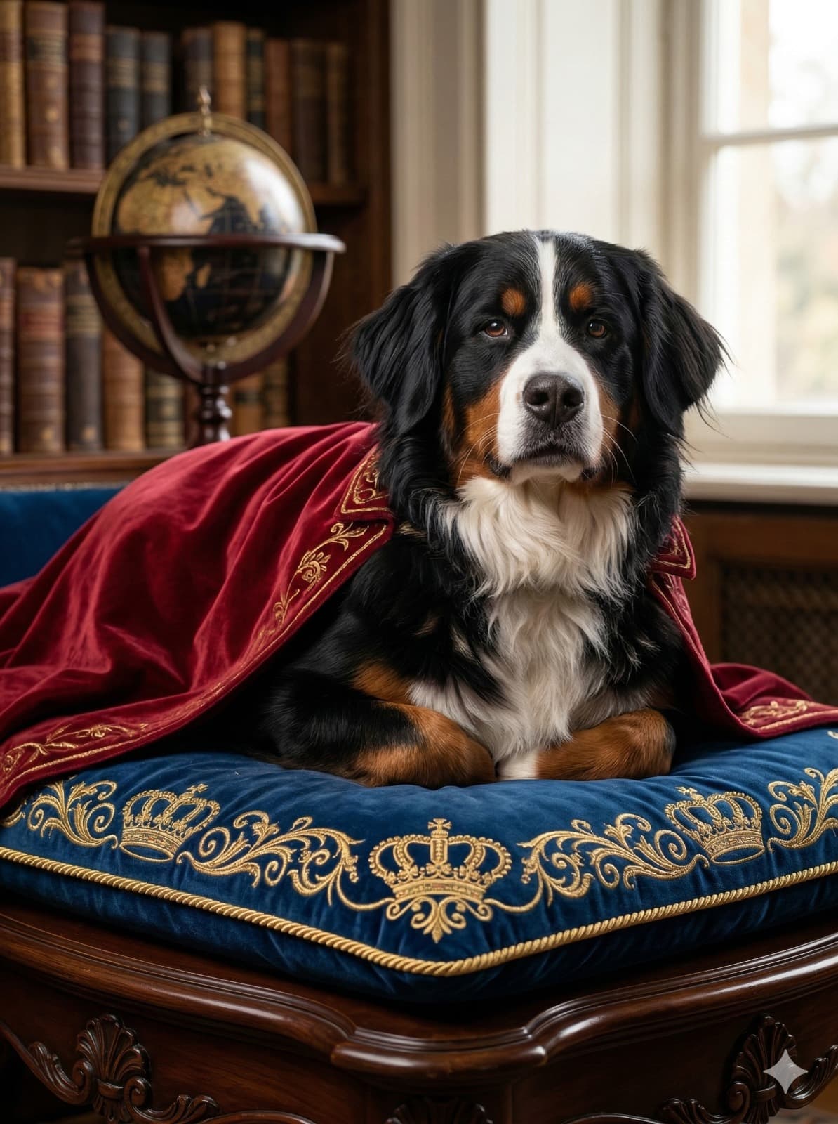 Retrato de Max em estilo Barroco